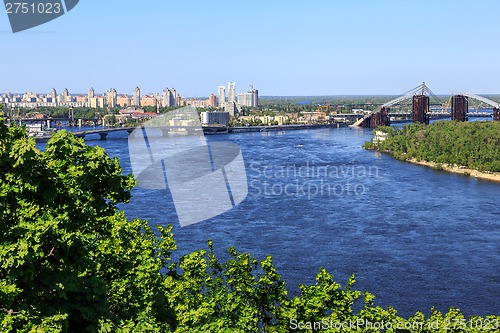 Image of Panorama of Kiev, Ukraine.