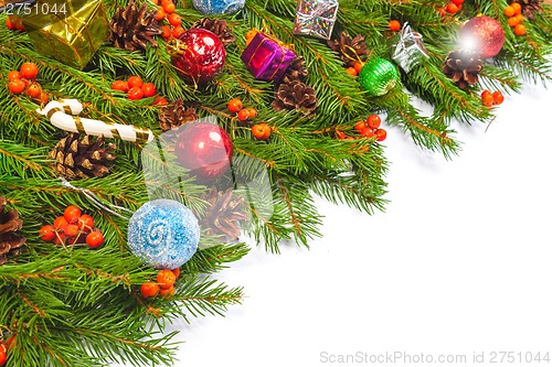 Image of Christmas background. Eve framework