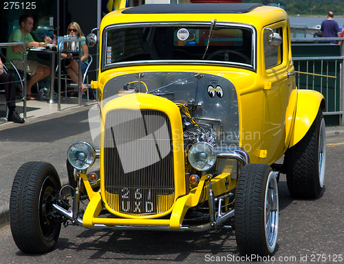 Image of Yellow Custom Car