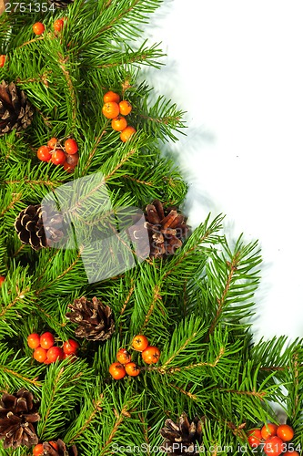 Image of Christmas background. Eve framework