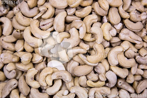Image of Different nuts in the street shop in Dubai