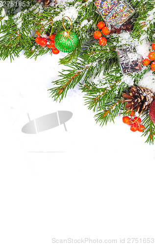 Image of Christmas background. Eve framework