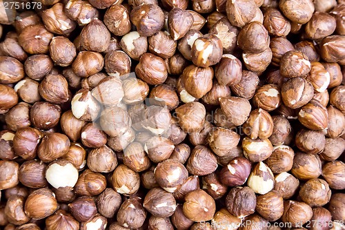 Image of hazelnut in the street shop in Dubai