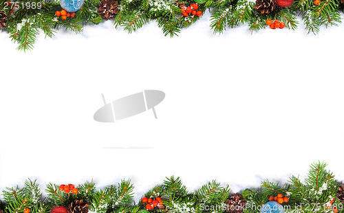 Image of Christmas background. Eve framework