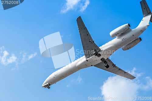 Image of Airplane in the sky - Passenger Airliner / aircraft