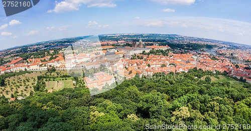 Image of ?ityscape of Prague city. Panoramic view