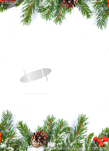 Image of Christmas background. Eve framework