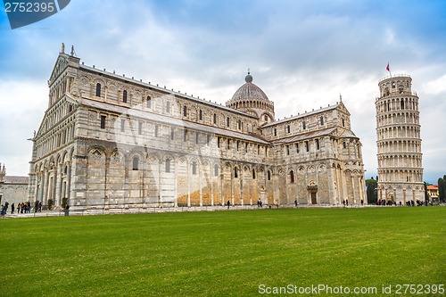 Image of Cathedral and Leaning Tower of Pisa
