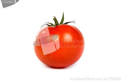 Image of Fresh red tomato isoated on white