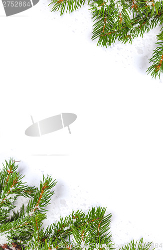 Image of Christmas background. Eve framework