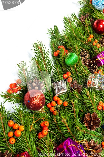 Image of Christmas background. Eve framework