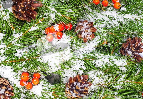 Image of Christmas background. Eve framework
