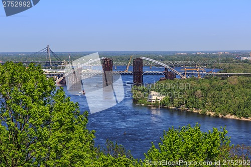 Image of Panorama of Kiev, Ukraine.