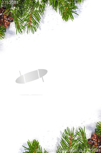 Image of Christmas background. Eve framework