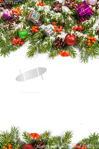 Image of Christmas background. Eve framework