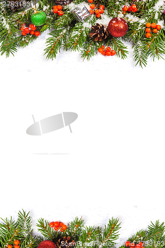 Image of Christmas background. Eve framework