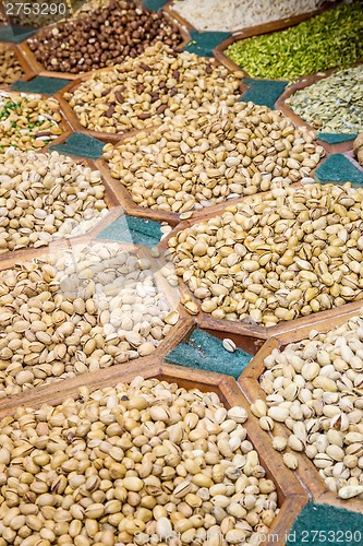 Image of Dried fruit and nuts mix in Dubai market