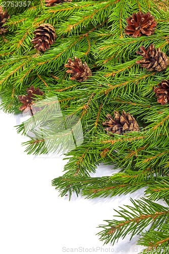 Image of Christmas background. Eve framework