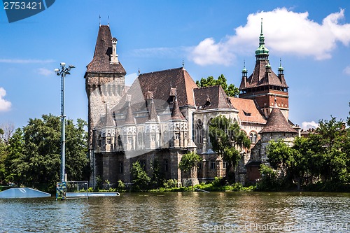 Image of The Vajdahunyad castle, Budapest main city park