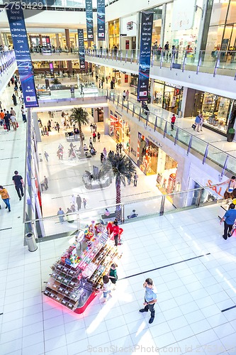 Image of Interior View of Dubai Mall - world's largest shopping mall