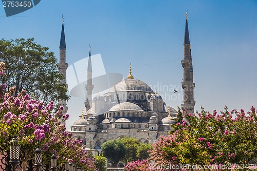 Image of The Blue Mosque, (Sultanahmet Camii), Istanbul, Turkey