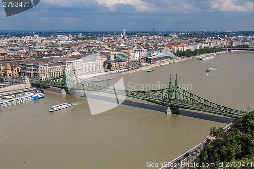 Image of Liberty Bridge in Budapest.