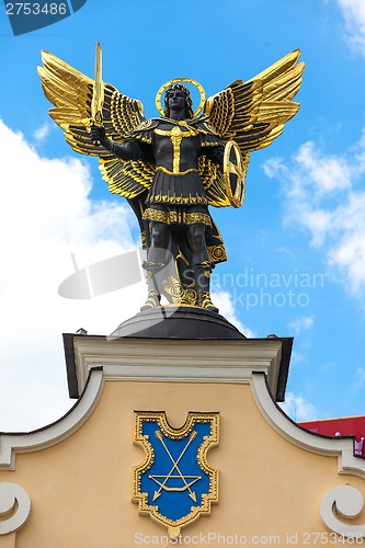 Image of Monument of Angel in Kiev, independence square