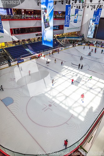 Image of The ice rink of the Dubai Mall