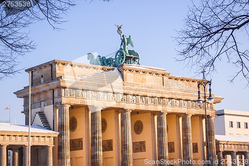 Image of Brandenburg Gate in Berlin - Germany