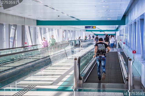 Image of Automatic Stairs at Dubai Metro Station