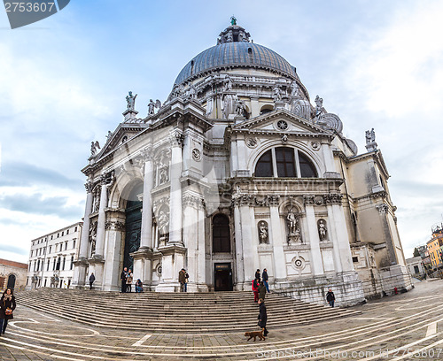 Image of Santa Maria della Salute church  in Venice, Italy.