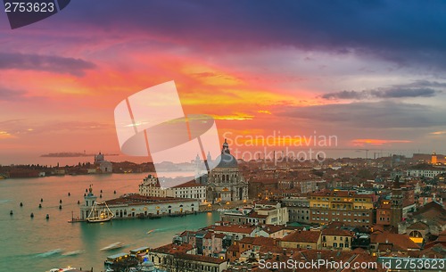 Image of View of Basilica di Santa Maria della Salute,Venice, Italy