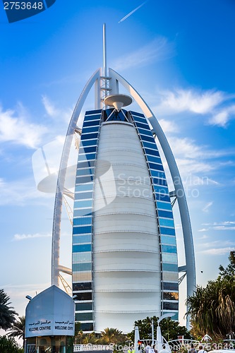 Image of Burj Al Arab is a luxury 5 stars hotel