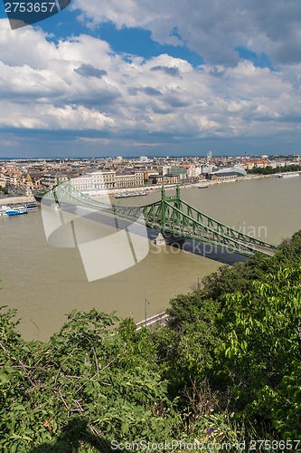 Image of Liberty Bridge in Budapest.