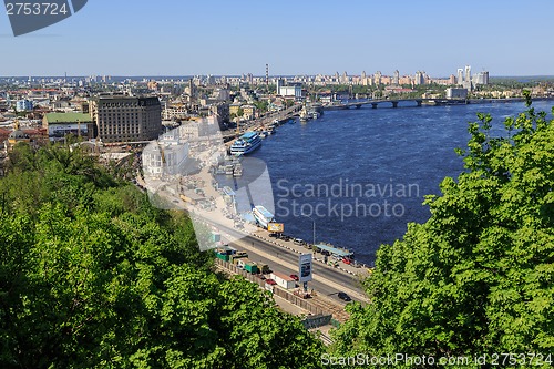 Image of Panorama of Kiev, Ukraine.