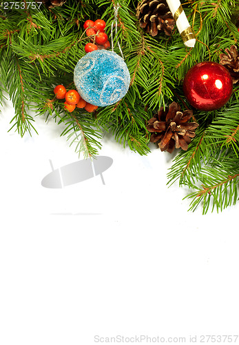 Image of Christmas background. Eve framework
