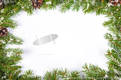 Image of Christmas background. Eve framework