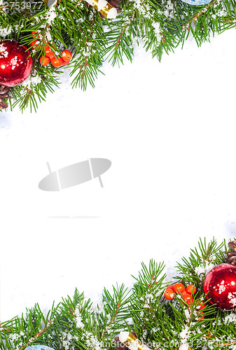 Image of Christmas background. Eve framework