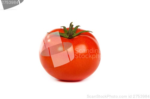 Image of Fresh red tomato isoated on white