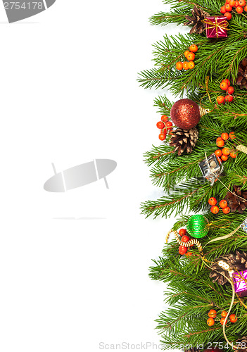 Image of Christmas background. Eve framework