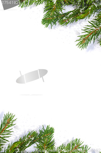 Image of Christmas background. Eve framework