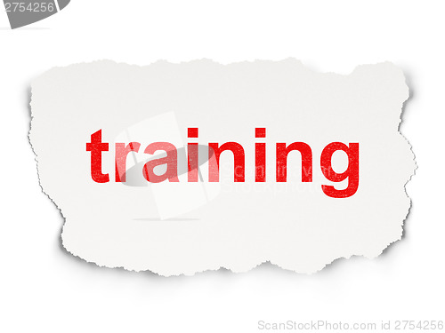 Image of Education concept: Training on Paper background