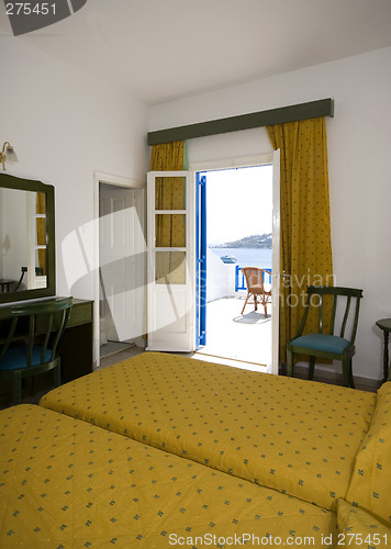 Image of   hotel suite greek island beach mykonos