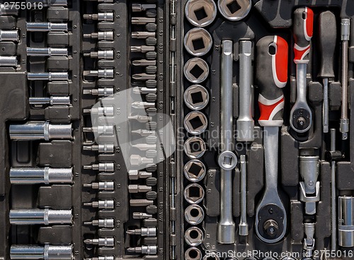 Image of Ratchet spanners in car toolbox