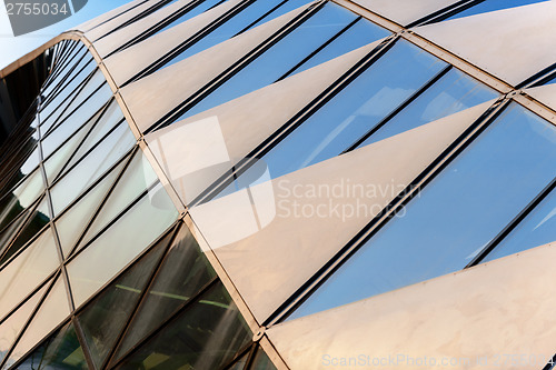 Image of Abstract picture of a modern building