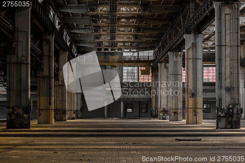 Image of Large industrial hall of a repair station