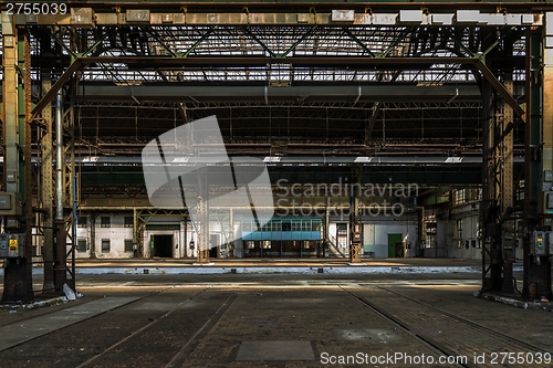 Image of Industrial interior of an old factory