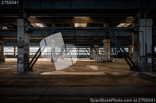 Image of Large industrial hall of a repair station