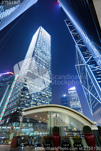 Image of Commercial district in Hong Kong