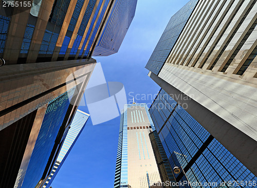 Image of Modern building to sky